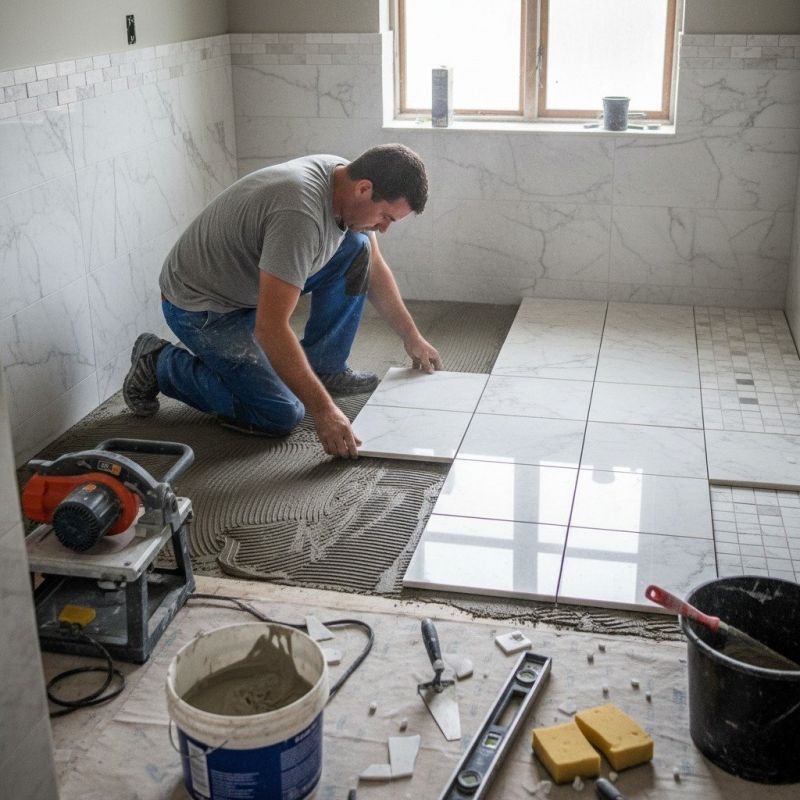 Terrazzo Tile Installation in Olathe, KS